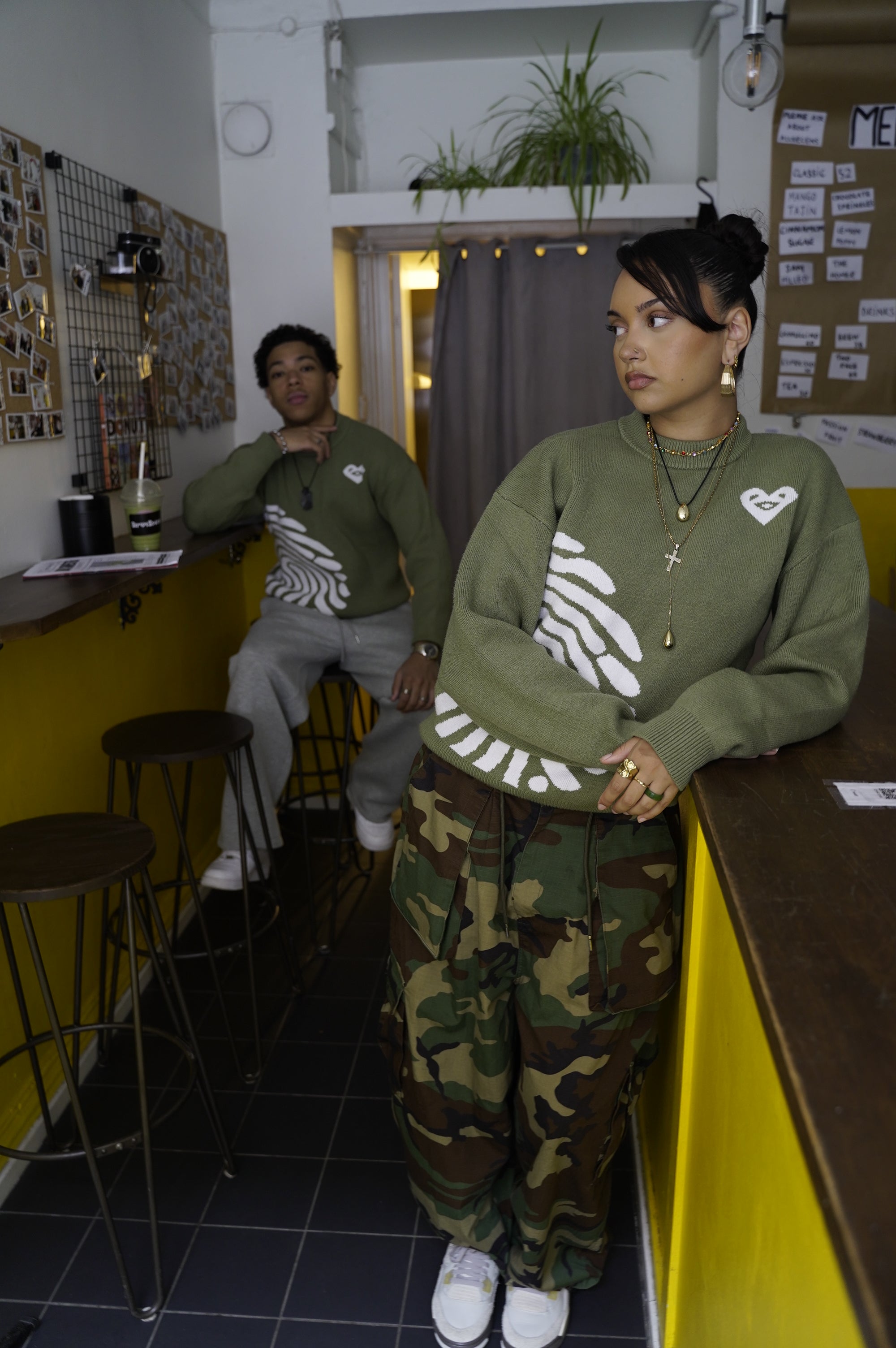 DNA MATCHA SWEATER