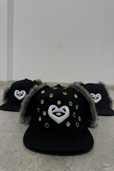 FOCUS FUR CAP - Diamonds